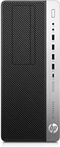 HP EliteDesk 800 G3 Tower PC - Intel Core i5-6500, 3.2 GHz, 500 GB, 4 GB, Eng-Arb Keyboard, Windows 10 Pro, Black