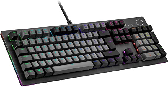 Cooler Master CK352 gaming keyboard full-size, red switches, UK layout - QWERTY