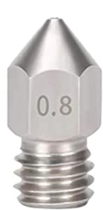 1 pcs 3D Printer Extruder Nozzles 0.8 mm Stainless Steel
