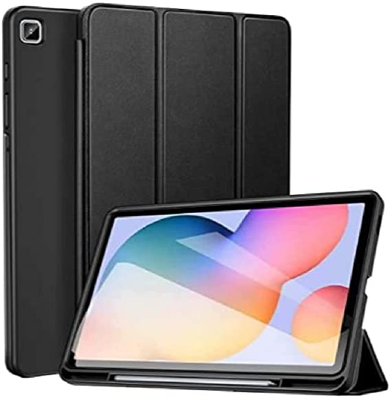 Full Protection Case For Samsung Galaxy Tab A (2019) (10.1") (T510 - T515) - Smart Cover with Auto Sleep/Wake - Black