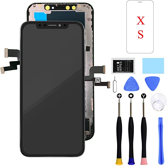 for iPhone Xs Screen Replacement Kit for 5.8 inch iPhone Xs LCD Display 3D Touch Screen Digitizer Frame