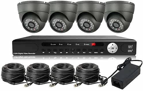 4 HD Security Camera DVR and All Mounting Accessories Kit , 2724317176781