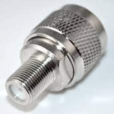 N-Type Male Plug to F Female Jack RF Coaxial Connector