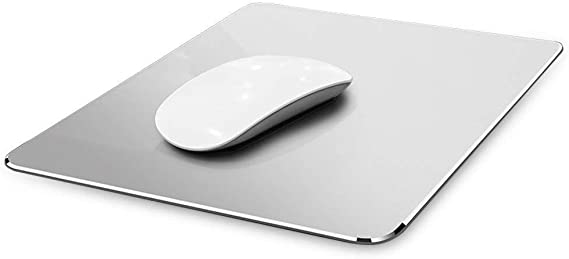 Mouse Pad Aluminum Alloy Mouse Pad Winter and Summer Dual-Use Waterproof Anti-ski Matte Metal Slive