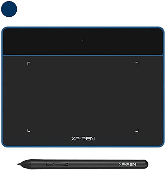 XP-PEN Deco Fun XS OSU Tablet Graphic Drawing Tablets 4x3 Inches Pen Tablet with Battery-free Stylus(Blue)