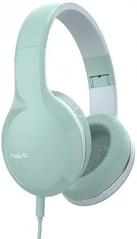 HAVIT H100D 40MM Balanced Music Headphone With Tangle Free Wired & Portable Folding,Green