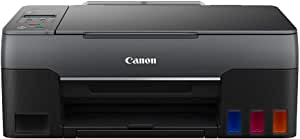 Pixma G3460 Ink Tank Printer/Copier 11/6, 4800 x 1200dpi, Flatbed Scanner,24 Bit, 600 x 1200, Wifi, Airprint USB, UPTO 6000 Black page/ink ~ 7000 Color page + 1 Black Extra Ink / 3 Years Warranty
