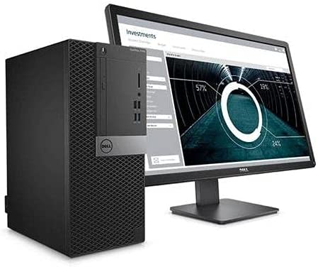 Dell Optiplex 7040 MT Desktop (Core i7-7700,8GB, 1TB, Win 10,18.5in Monitor, Black)