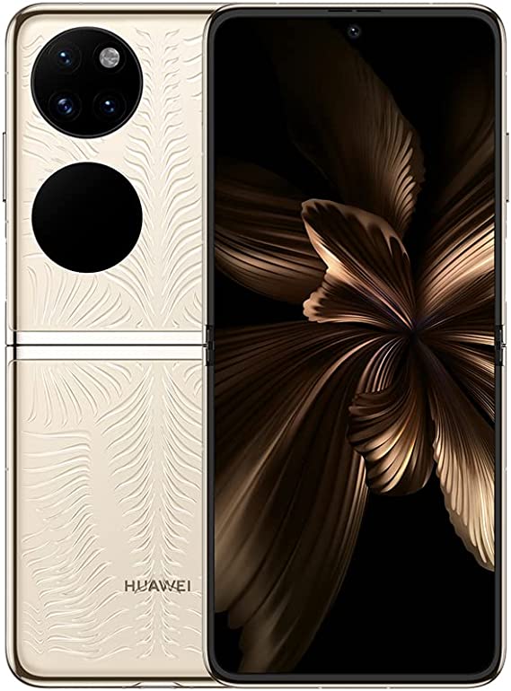 HUAWEI P50 Pocket Premium Edtion,Exquisite foldable smartphone,Leica camera,True-Chroma camera,21:9 ratio and 6.9"screen,2790 * 1188 high resolution,120Hz high refresh rate,12+512 GB,Premium Gold