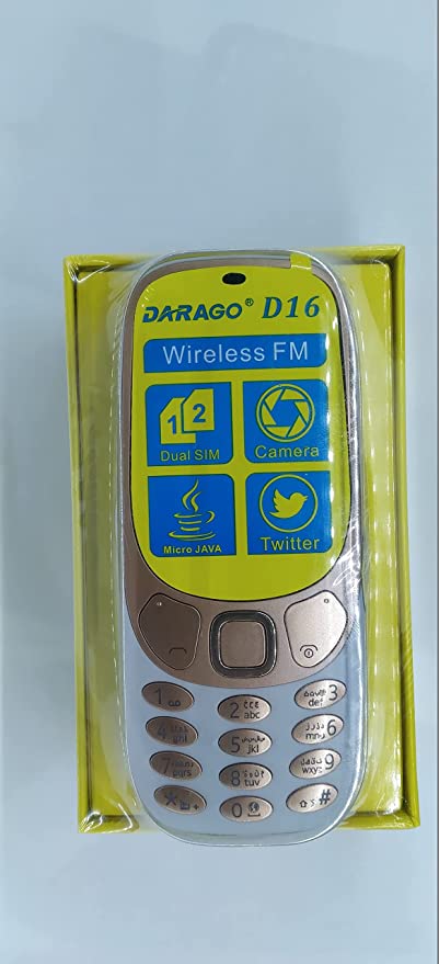 Darago - D16 1.7 Inch - Dual SIM Mobile Phone Gray