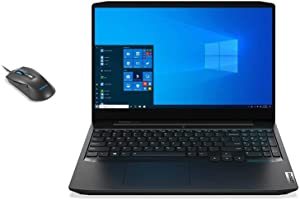 Lenovo IdeaPad Gaming 3 Laptop - Ryzen 7 4800H 8-Cores, 16GB RAM, 1TB HDD + 256GB SSD, NVIDIA GeForce GTX 1650 4GB GDDR6 Graphics, 15.6" FHD IPS 120Hz, Dos - Onyx Black (Lenovo Gaming RGB Mouse)
