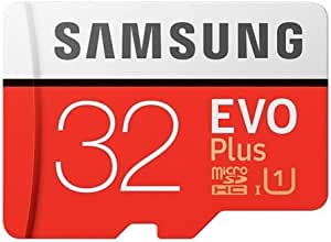 Samsung EVO Plus 32 GB microSDHC UHS-I U1 95 MB/s Full HD Memory Card with Adapter (MB-MC32GA)