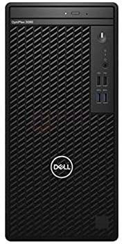 DELL OptiPlex 3080 Tower Desktop PC - Intel Core i5-10500 - 4GB DDR4 RAM - 1TB HDD SATA - Intel Integrated Graphics - DOS - Black