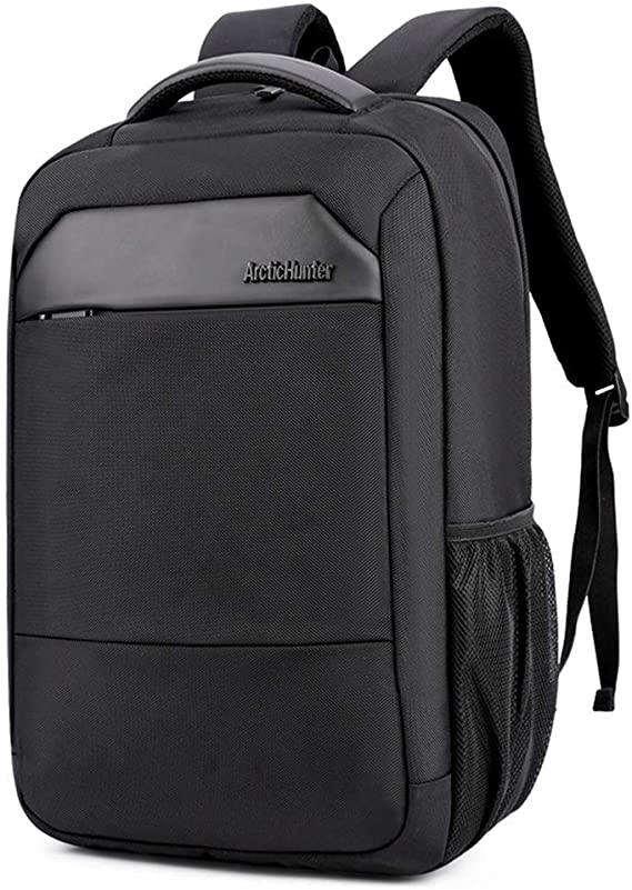 Business Laptop Bag, Classic Waterproof Travel Backpack Fits 15.6 Inch Computer Notebook with Inner Organizer for Men (Black)