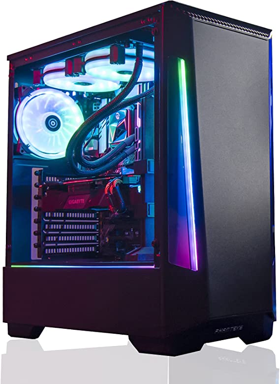 NINGMEI Extreme Gaming PC Desktop – Intel Core i7-10700kF 3.8GHz, NVIDIA GeForce RTX3070 8GB, 32GB DDR4-3200 RGB RAM, 2TB HDD, 500GB SSD, AC WIFI,Windows 10 Home