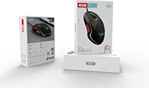 XO M3 Wolf Warriors RGB Game Wired Mouse 1.5 Meter-Black