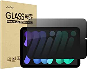 ProCase iPad Mini 6 8.3 4-Way Privacy Screen Protector 2021, 360 Degree 4-Way Anti-Spy Tempered Glass Screen Film Guard Screen Protector for iPad Mini 6th Generation 8.3” 2021
