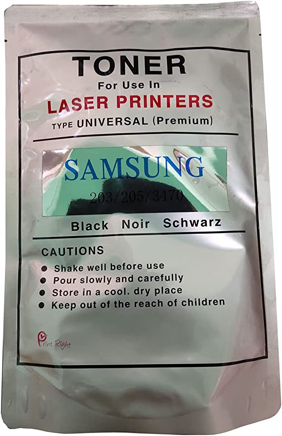 Laser Toner Powder Refill all Samsung Printers, Like, MLT 101, 103, 104, 105, 106, 108, 109, 111, 116, 201, 203, 205, 208, 1610, 1640, 3470