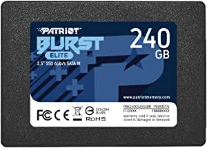 Patriot Burst Elite SATA 3 240GB SSD 2.5" Solid State Drive