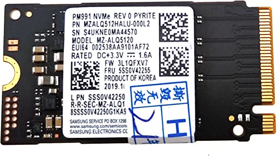 CUK PM991 512GB M.2 2242 PCIe Gen3 x4 NVMe 42mm Solid State Drive SSD - MZVLQ512HALU