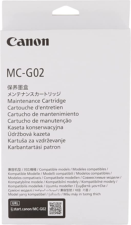 Canon MC-G 02 maintenance cartridge.