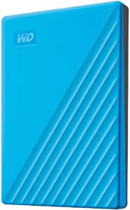 WD 1TB My Passport Portable External Hard Drive HDD, USB 3.0, USB 2.0 Compatible, Blue - WDBYVG0010BBL-WESN