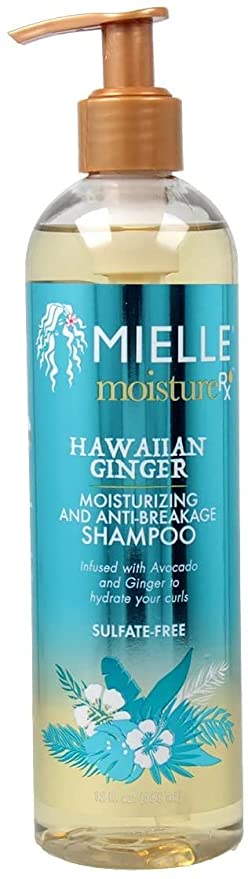 Mielle Moisture Rx Hawaiian Ginger Moisturizing and Anti-Breakage Shampoo - Sulfate Free