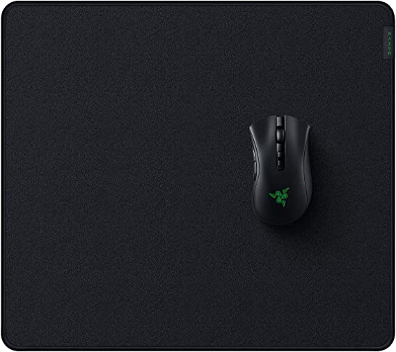 Razer Strider - Hybrid mouse pad with soft bottom and top for soft swipes (optimized for optical mouse sensors, non-slip) Large, Black, RZ02-03810200-R3M1