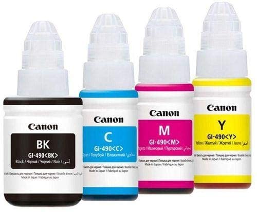 Canon Ink 4 Color 490 For Printer for Canon g1400-2400-3400