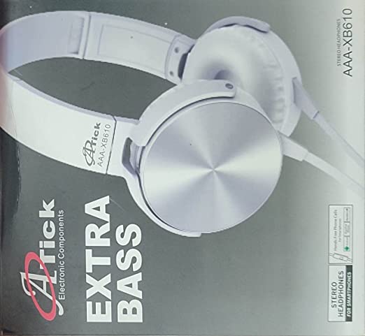 ATICK EXTRA BASS AAA-XB610 Single Jack Headset for PC Laptop Mobile