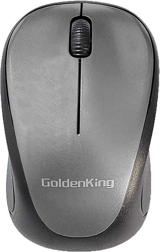 GoldenKing GW-05 Wireless Optical mouse mini 1200 DPi - Black Grey