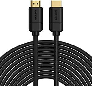 Baseus HDMI Cable 4k Ultra Clear High Speed 60Hz Audio and Video Sync - Black (2 Meter)