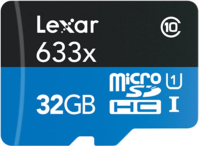 Lexar High-Performance microSDHC 633x 32GB UHS-I/U1 w/USB 3.0 Reader Flash Memory Card - LSDMI32GBB1NL633R