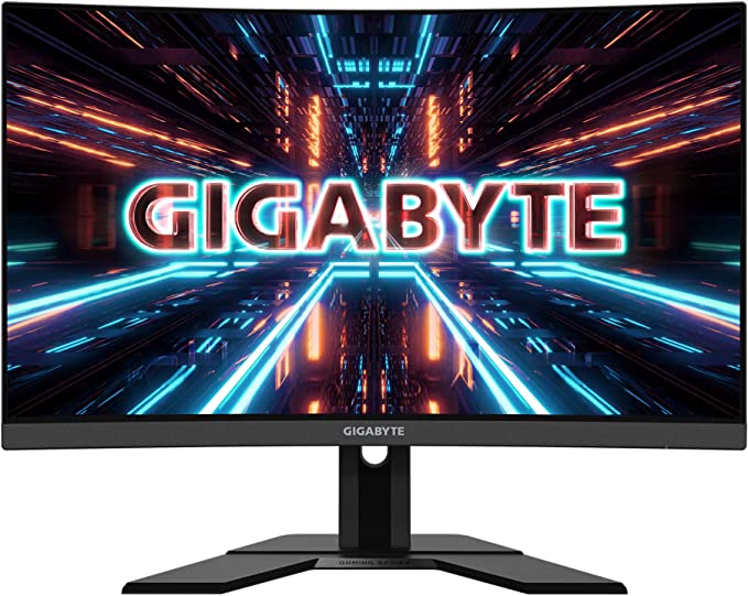 GIGABYTE G27QC A Gaming Monitor, 27" Curved, 165Hz, QHD, 88% DCI-P3 / 132% sRGB,HDR Ready, Black