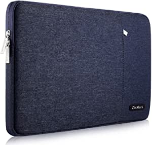 ZinMark Laptop Sleeve 13 Inch Compatible 2019 2018 MacBook Air 13 Inch Retina A1932, 13 Inch MacBook Pro A2159 A1989 A1706 A1708 | XPS 13, Water-Resistant Polyester Notebook Case, Blue