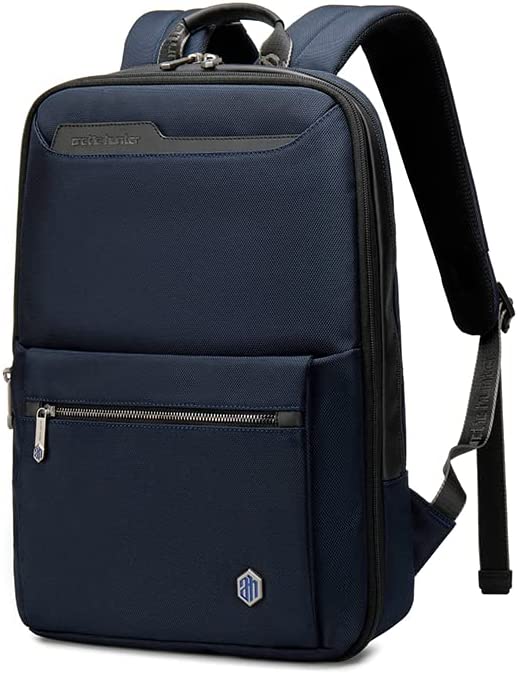 B00410 15.6-Inch Laptop Travel Large Capacity Business Waterproof USB Outport Backpack Bag - Blue