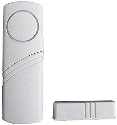 Security Alarm Accessory Wireless Vibration Shock Sensor Detector 90db Alarm Sound - WHITE