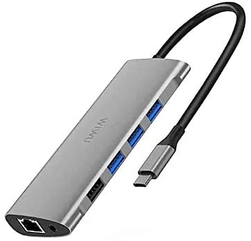 WIWU Alpha 11 In 1 USB-C Hub, Gray