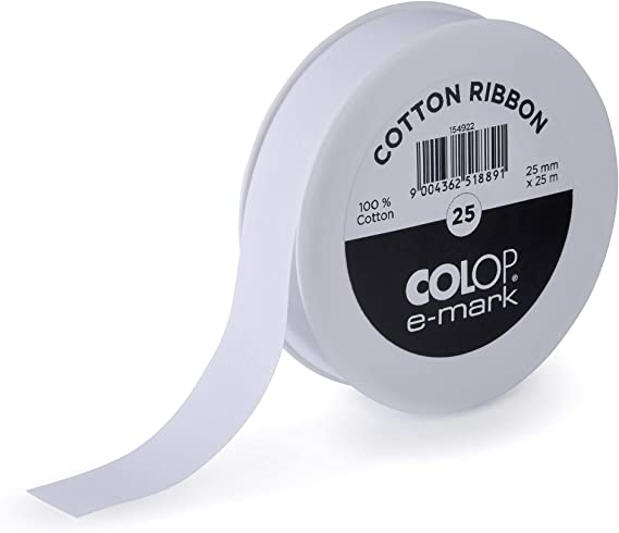Colop E-Mark Cotton Ribbon 25mm x 25m