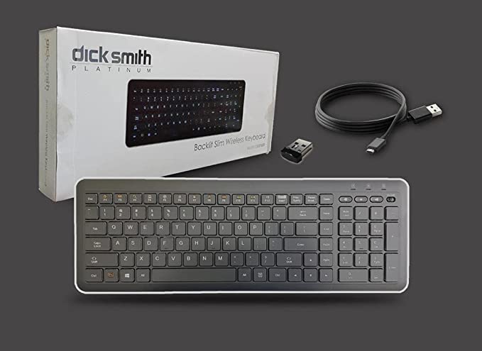 Deck Smith Platinum Rechargeable Wireless Backlit Keyboard