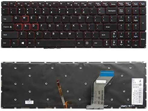 High Quality US Version Keyboard with Keyboard Backlight for Lenovo Ideapad Y700 Y700-15 Y700-15ISK Y700-15ACZ Y700-17ISK Y700-15ISE