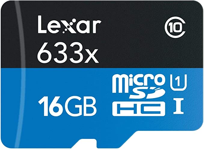 LEXAR 16 GB Memory Card For Mobile Phones - Micro SD Cards - LSDMI16GBBEU633A REV A