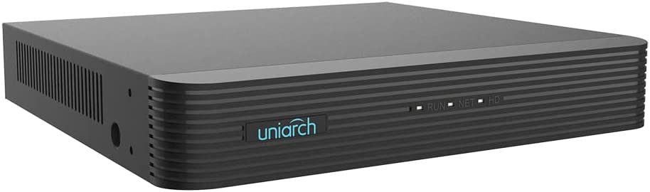 Uniarch NVR - Surveillance Camera Network Video Recorder Support Connection to IP and Hard Dask Cameras (4 Channel POE Recording 8 Mb)