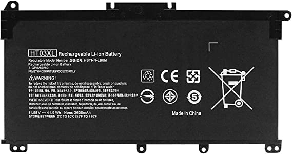 TPN-I134 TPN-Q207 TPN-Q208 TPN-Q209 TPN-Q210 Laptop Battery Compatible with HP Pavilion 15-CU Series: 15-cu0058nr Battery