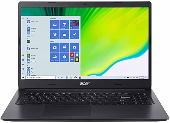 Acer Aspire 3 A315-57G-55L4 Laptop, 15.6 Inch FHD, Intel Core i5-1035G1, 1 TB HDD, 8 GB RAM, 2GB NVIDIA GeForce MX330, Windows - Black