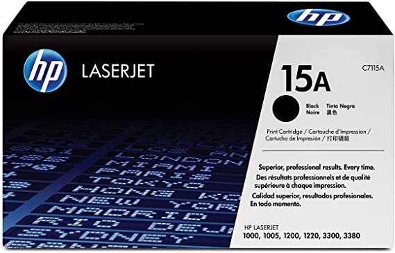 HP 15A Black LaserJet Toner Cartridge (C7115A)