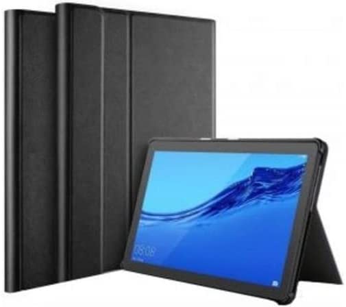 Leather Book Cover for Samsung Tab S8 Plus -12.4/2022 (Black)