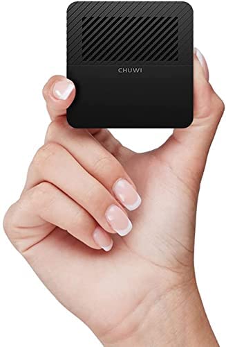 CHUWI LarkBox Pro Mini PC, 6GB RAM 128GB SSD, Intel Celeron J4125, Windows 10, HD Display+DP 4K UHD, Support Expand Memory Card 2T HDD 1T SSD, 2.4G/5G WIFI, BT 4.2, Dual Gigabit Ethernet, Four USB 3.0