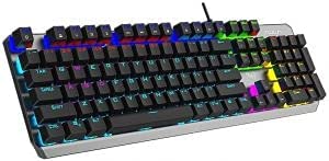 AULA F2066-2 WIND MECHANICAL GAMING KEYBOARD BLUE SWITCH - GRAY