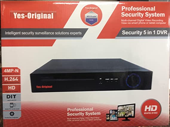 Yes Original 5 In 1 HD DVR 4CH 1080P 2724702187552)